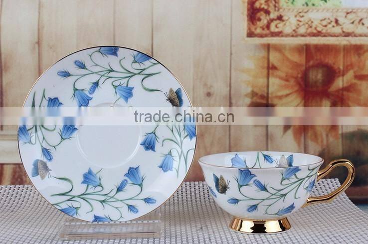 coffee tea porcelain ceramic cups saucers set dinner ware