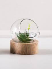 wooden base of glass vase wooden vase basement wooden base