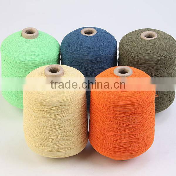Dope dyed rubber covered spandex yarn 90# latex rubber yarn