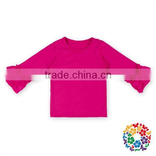 New Arrival 100% Cotton Kids Ruffle Pants Many Colors Ruffle Capri Pants Wholesale Best Prices Ruffle Pants