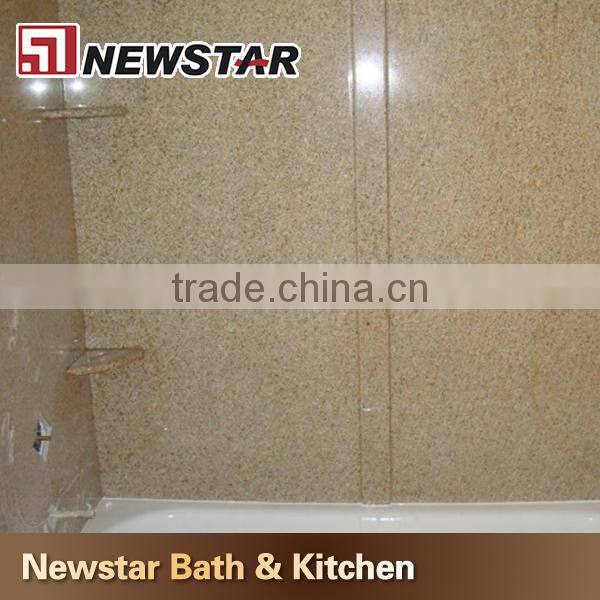 G682 yellow rusty granite tub surround