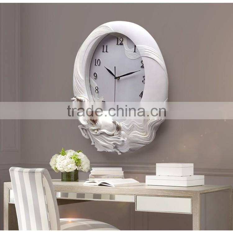 M21A Momoda Living room Creative modern hanging fancy elegant3D flower wall clock Quiet quiet quartz decoration large wall clock