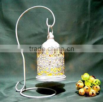 2016 black metal candle holder tealight holder small lantern