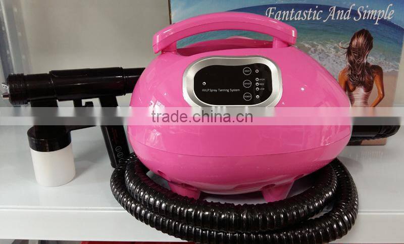 Small Tanning Bed Machine Equipment Portable Home HVLP Professional Spray Tan Gun