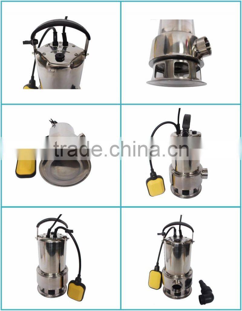 Stainless steel small 0.7hp submersible pump