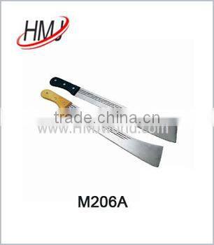 Plastic or wood handle sugar cane knife matchet