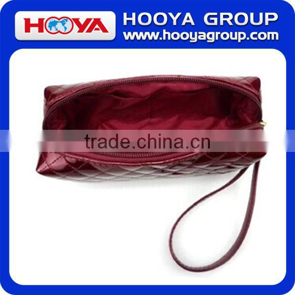 PU Cosmetic Bag/lady bag/Fashion Quited PU Lady Wash Bag
