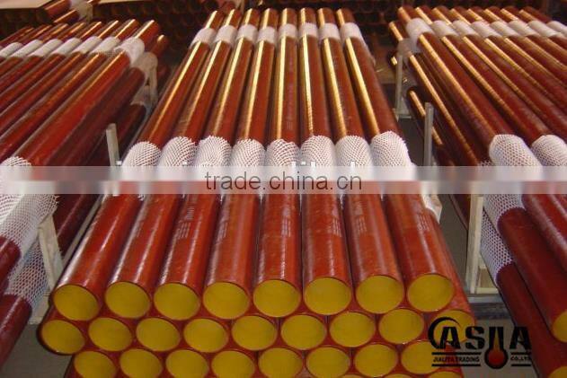 DN40-300 Red epoxy coated drainage EN877 grey cast iron pipes SML