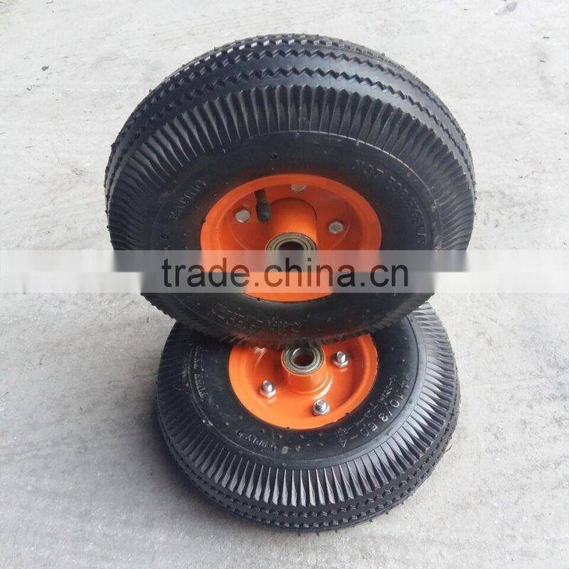 10inch rubber wheel 3.50-4
