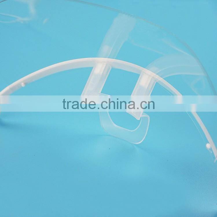 Factory high quality good price clear plastic transparent face mask for food service,hotel and beauty salon in brazil market