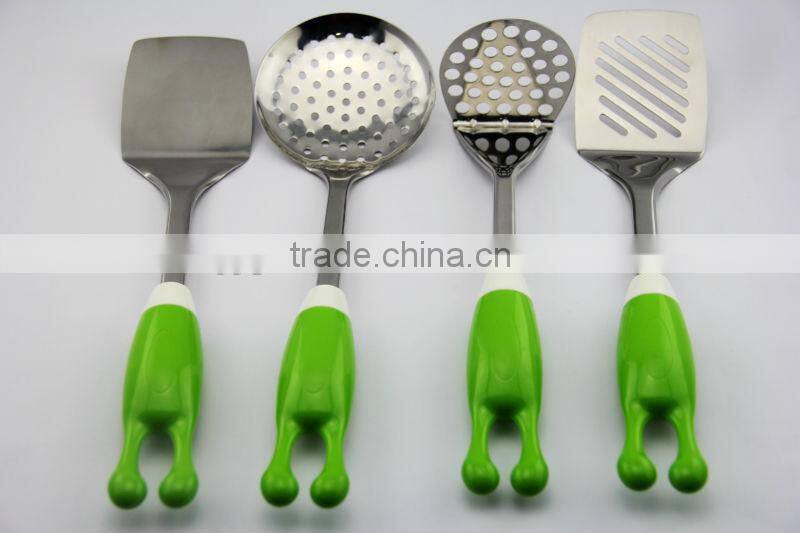 2014 new design stainless steel kitchenware slotted spoon