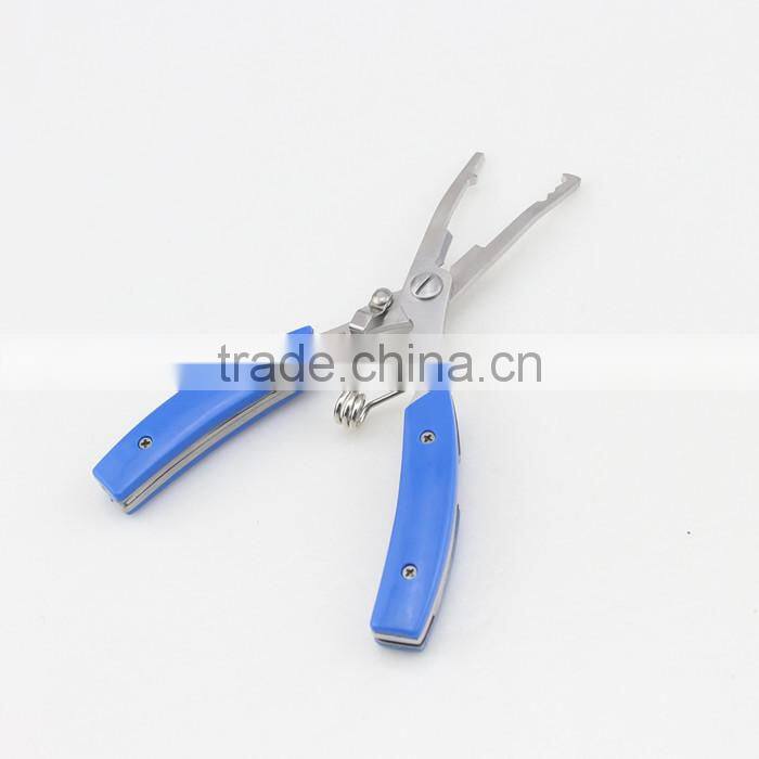 Multipurpose Fishing Pliers With Folding Knife And Saw Attach Black Bag And Convenient Strap