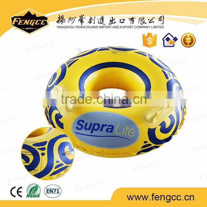 EN71 advertising Inflatable water park Donuts customized adult swimming ring