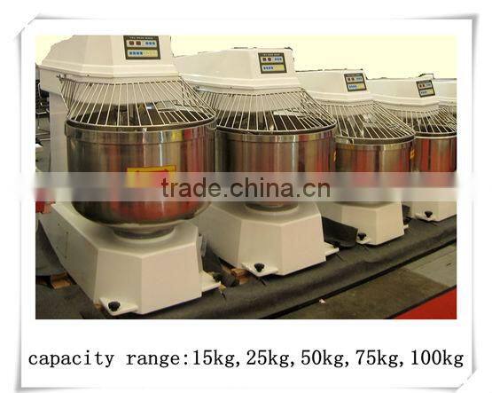 Spiral Mixer/Kneader with Elevating Head & Removable Bowl with CE certificate