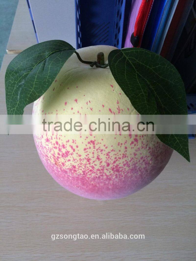2016 new Wholesale Honey peach artificial fruit for decoration