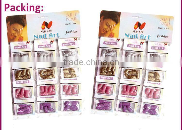 On sale 12 bags glitter colors False Art Nails Tips