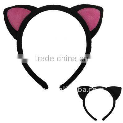 blue Girls princess party head bopper with feather