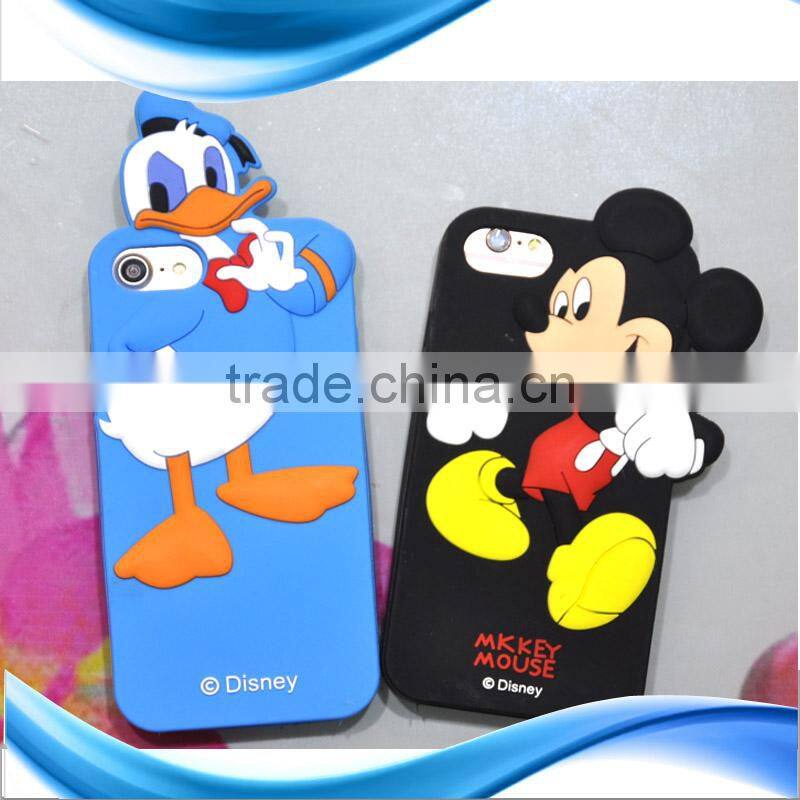 Phone protector: 3D animal shape silicone gel phone cases