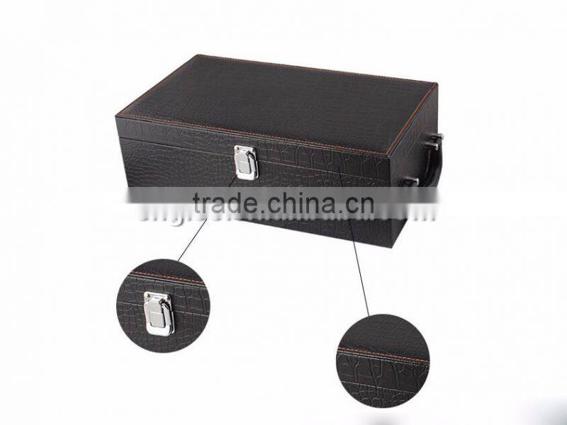 Latest Style Hot Sale Handmade Leather Box For Wine