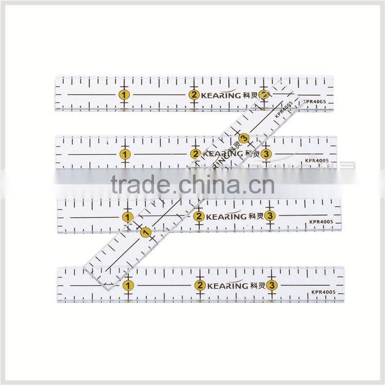 OEM quilt rulers and templates, 3mm thickness Arcylic patchwork ruler # KPR65D