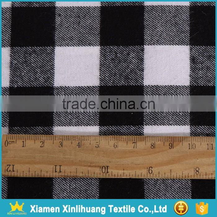 Factory Direct Sale Yarn Dyed 100% Cotton Plaid Fabric for Garment