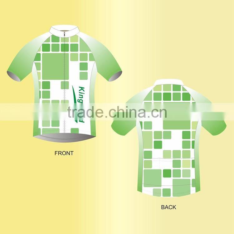 Top quality Special Plus Size blank cycling jerseys green