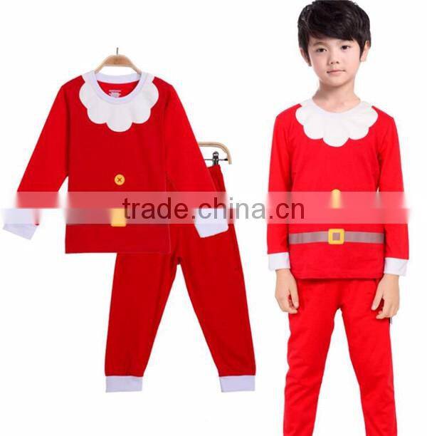Cheap Wholesale Fashion Nightwear Cotton Kids Christmas Pajama sets