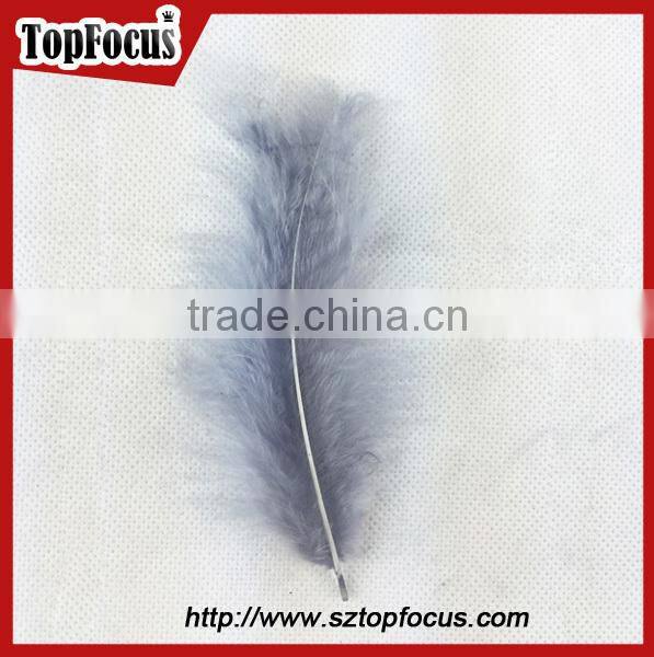 any color cleaning down turkey feather for hat wedding decoration