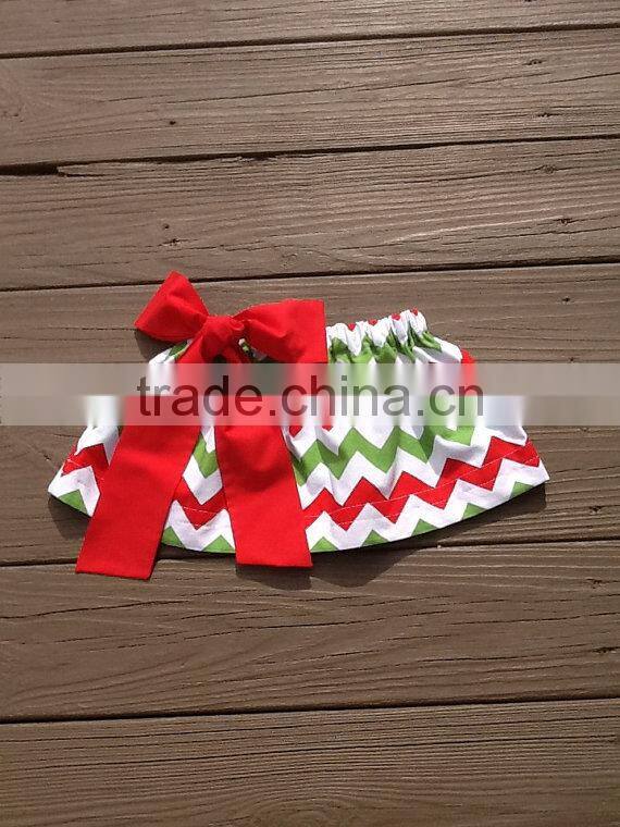 2014 children Christmas clothing wholesale chevron tutu pettiskirt