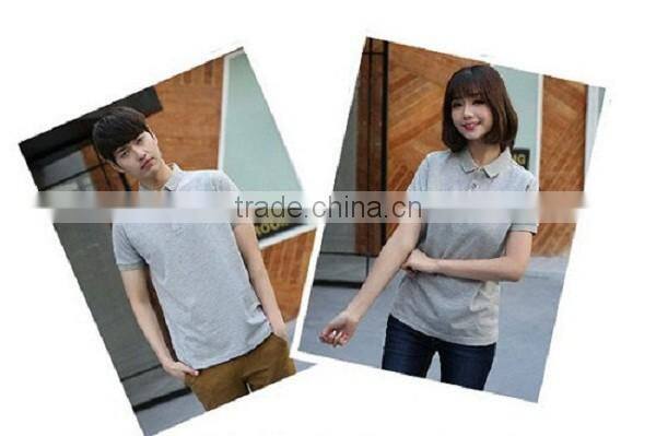 Jiangxi China 2017 new style good sale custom couples Polo shirt