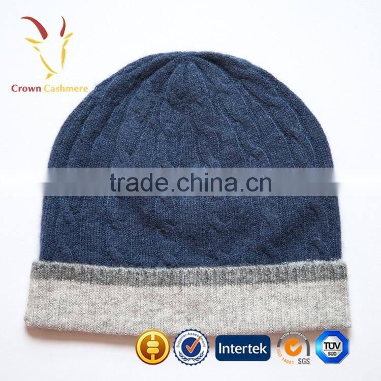 Winter Cable Children Kids Knitted Baby Hats