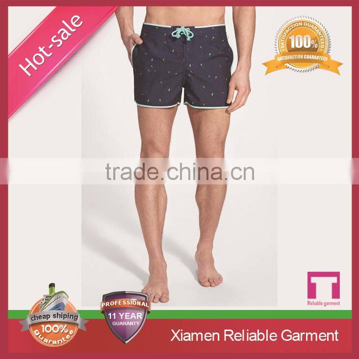 2015 New Hot Sale Fashion Printed Swimming Trunks For Men