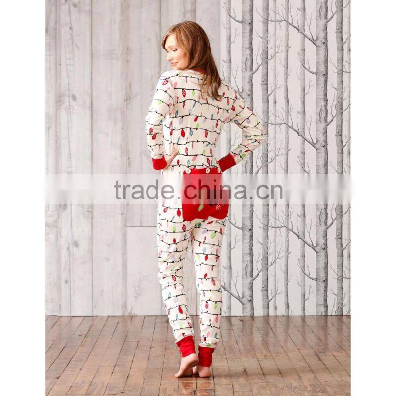 All over printed women cute onesie pajamas