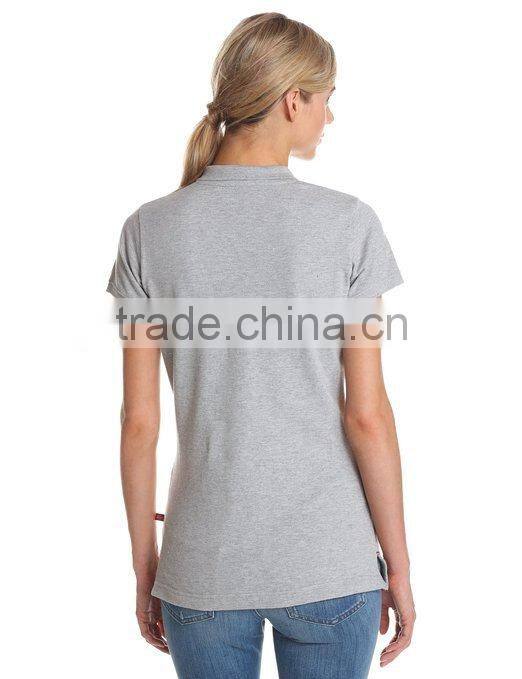 100% cotton custom design blank polo shirt women
