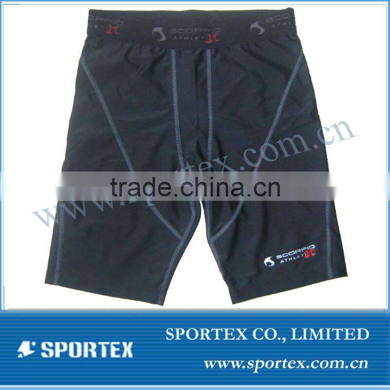 Custom Compression shorts with groin cup,compression wear