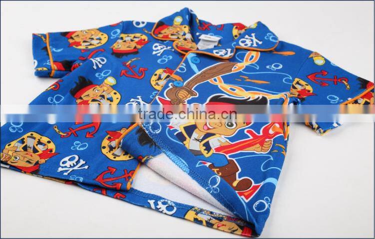 printing patent licensing boy pajamas sleeping wear for summer