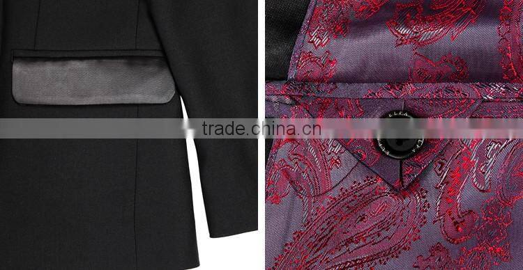ELPA NXB0101 formal fancy black 3 piece designer boys suits