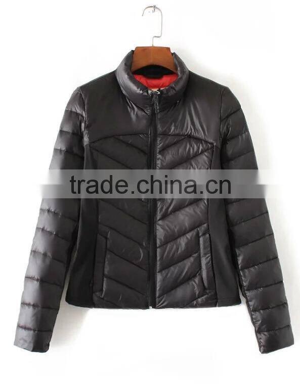 Runwaylover EY1036C Fashion women short ultralight winter down jacket