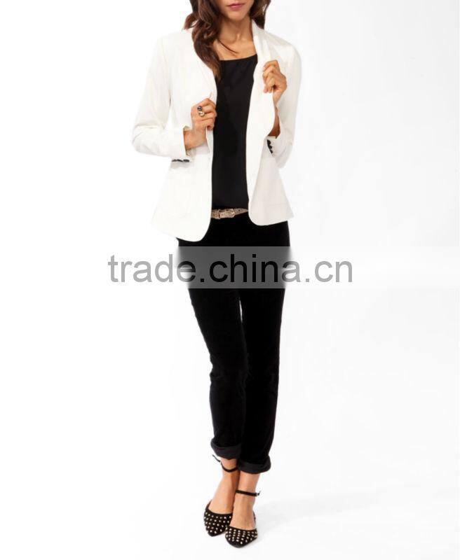 Longline Single Button Blazer