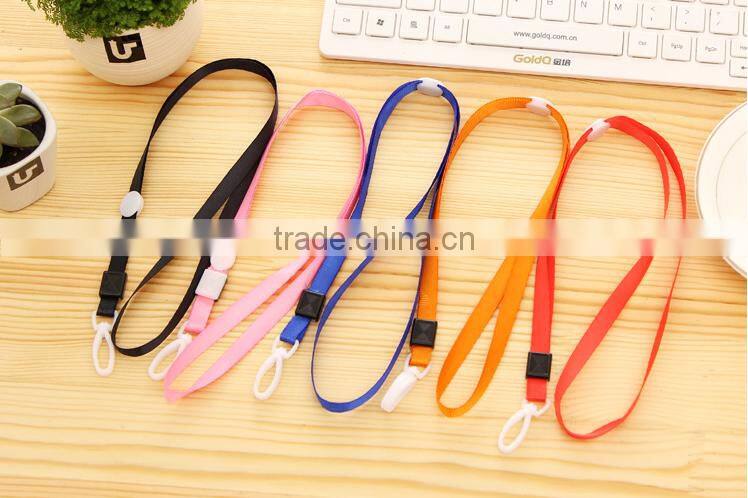 1cm plastic hook Ribbon badge lanyard lanyard gold ribbon work documents card sets with rope chest card rope