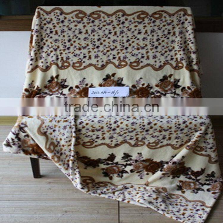Hot Sell Jacquard Coral Fleece Blanket for Bed & Sofa
