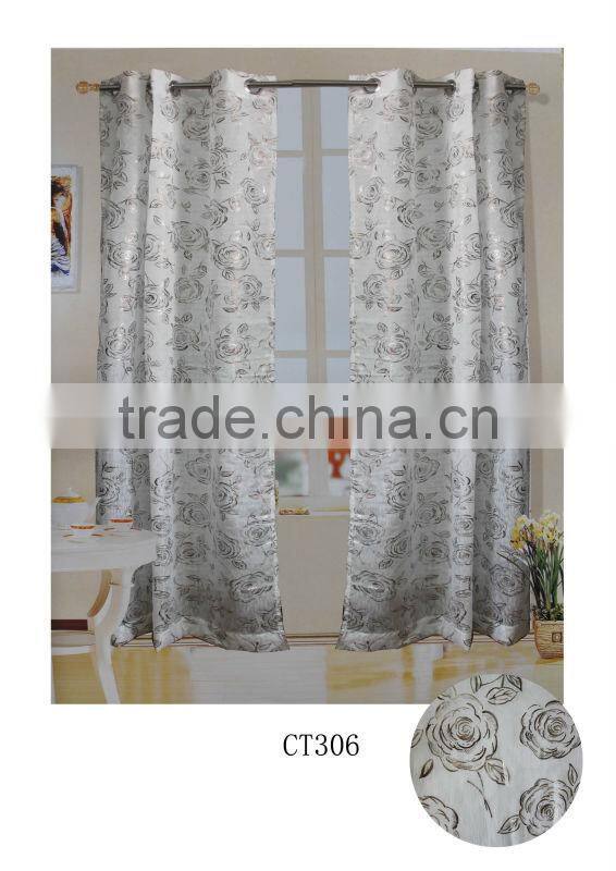 100% Polyester Different Color Simple Desigh Living Room Curtain