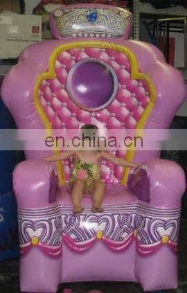 king throne inflatable chair/cheap king throne chair