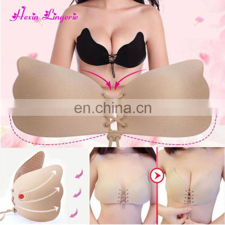 Drop Shipping Push Up Strapless Bra Self Adhesive Silicone