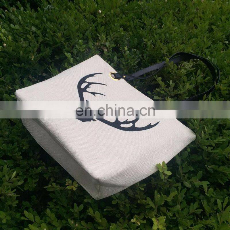 Made in yiwu factory jute shopping tote bag