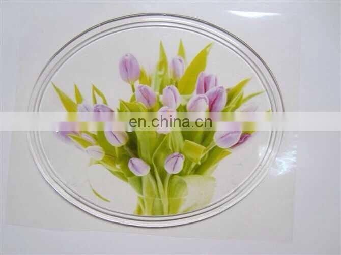 Round shape silica sticky clean pad