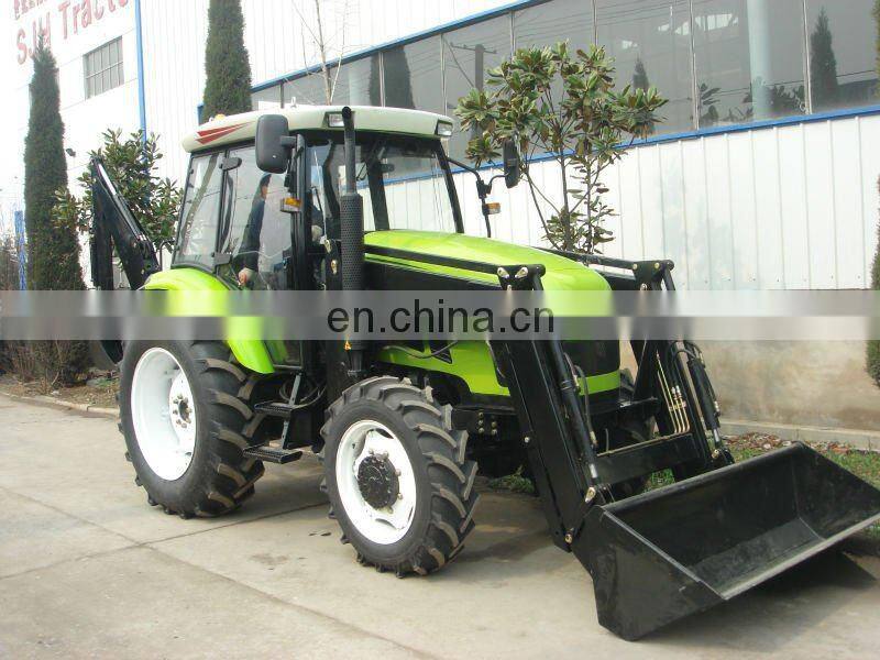 110hp AC farm tractor 1104 tractor grader blade and front load