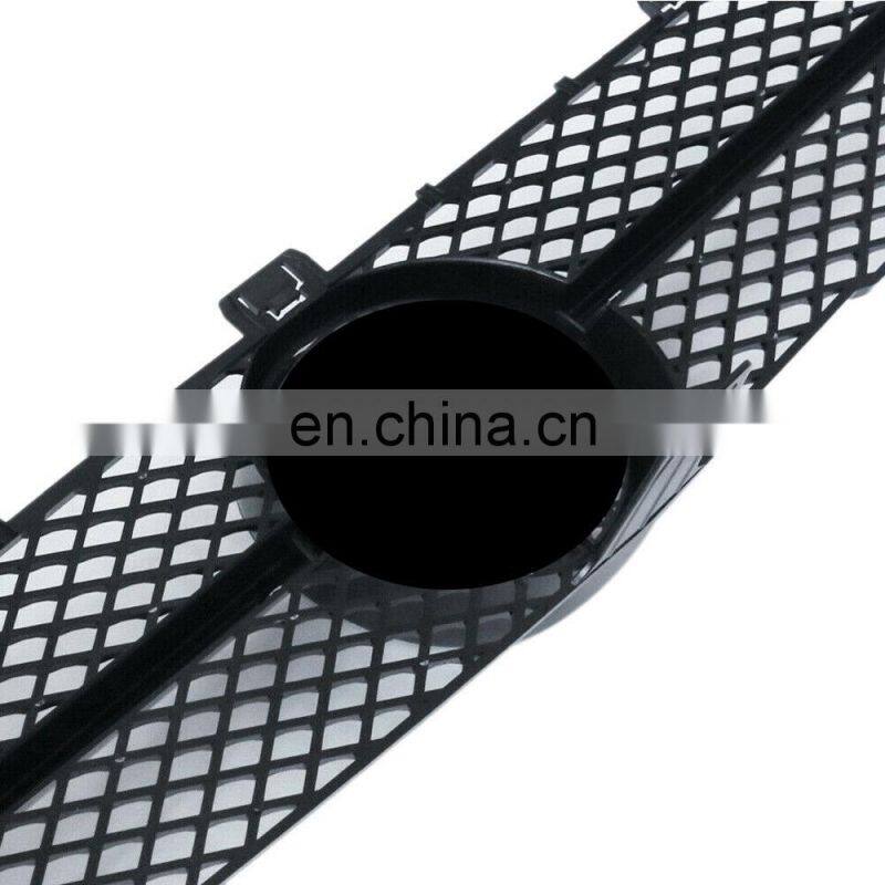 Front Bumper Upper Grill Chrome Black Fit 08-11 for Mercedes Benz CLS Class W219