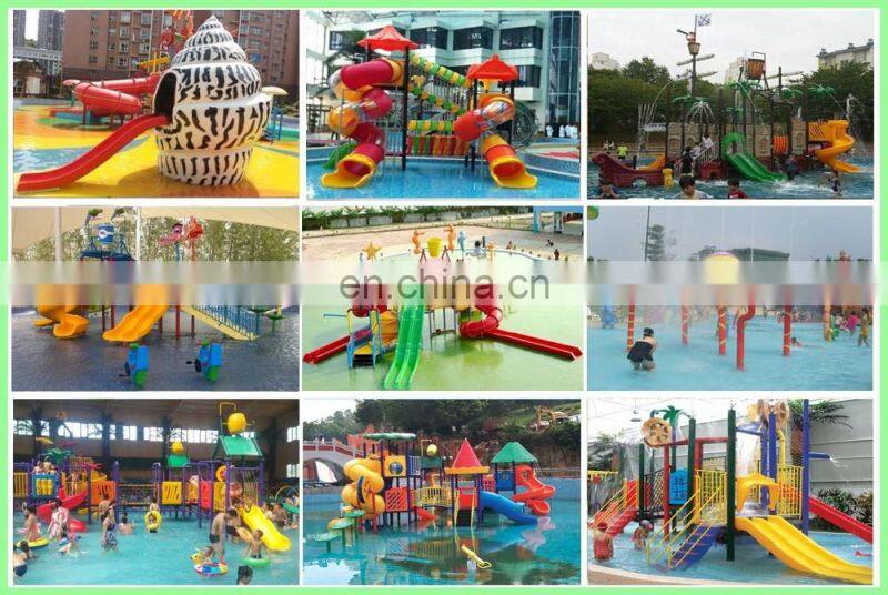 large fiberglass slide for water pool, water play equipment for sale