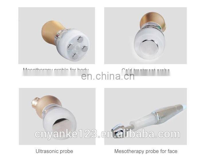 Portable 4 in 1 mesotherapy no needle machines hot and cold hammer